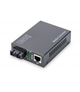 Conversor 10/100/1000 TX a 1000 FX conector SC SM