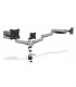 Soporte triple monitor tablero-mesa hasta 27"