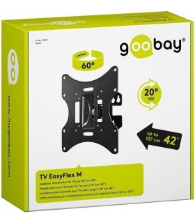 TV- soporte de pared inclinable para televisores de hasta 107 cm (42 ")