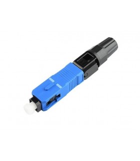 Conector SC monomodo UPC rápido crimpado