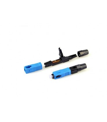 Conector SC monomodo UPC rápido crimpado
