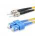 1 mto.  SC/ST UPC 9/125 SM latiguillo fibra doble