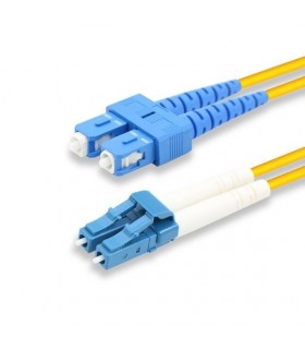 1 mto.  SC/LC UPC 9/125 SM latiguillo fibra doble