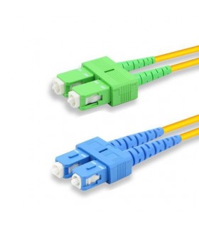 3 mto.  SCAPC/SCUPC 9/125 SM latiguillo fibra doble