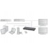 4x2 Switch HDMI Matrix 4K with Audio Extractor