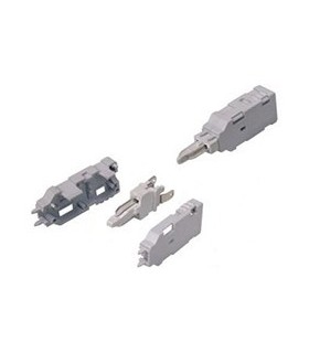 Conector clavija macho bipolar