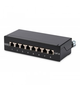 8 ports Cat.6 STP panel sobremesa