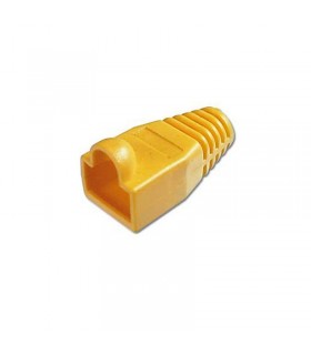 Manguito c/protector RJ-45 amarillo 6,5mm (100 u.)