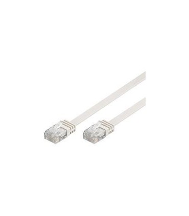 3 m Latiguillo de cable plano UTP Cat6 Blanco