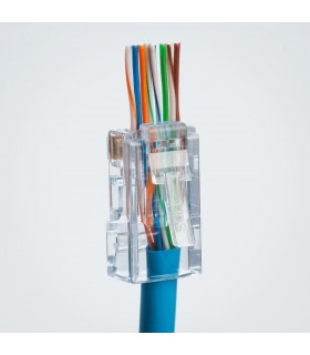 Conector macho UTP Cat.6 Easy Crimp 10 uni