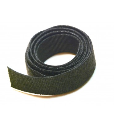 Cinta velcro 25mtsX25mm negra