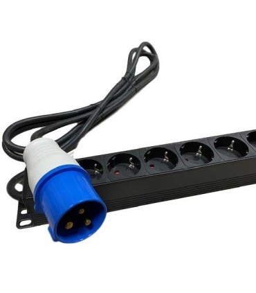 Pulti 24 shuckos + Amp. dig. 16A cable Cetac
