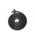 Cubrecable 30 mm negro (Rollo 5 mts.)
