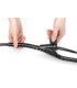 Cubrecable 30 mm negro (Rollo 5 mts.)
