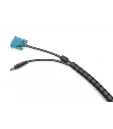 Cubrecable 30 mm negro (Rollo 5 mts.)