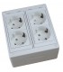 Kit Caja 2 mod. Superf. 4 Schuko Basic