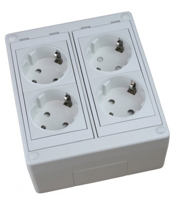 Kit Caja 2 mod. Superf. 4 Schuko Basic