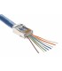 Conector STP RJ-45 Cat.6A Easy Crimp 10 uni.