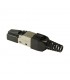 Kit conector macho RJ-45 STP Cat.6A sin herramientas