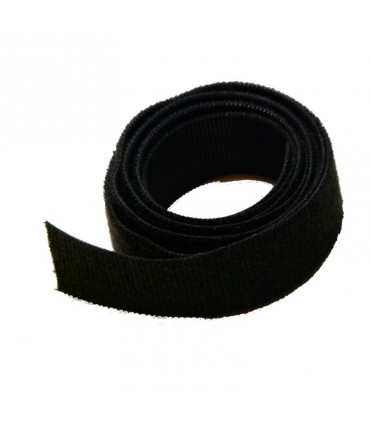 10mtsX20mm Cinta velcro negra