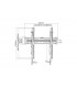 Soporte TV universal  pared hasta 70" 40Kg