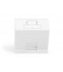 Placa 45º 45X45 1RJ-45 Keystone C/vent. Blanca