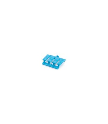 Placa 45º 45X45 1RJ-45 Keystone C/vent. Blanca