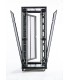 42U 800x1000 Rack 19" AT P.metálica doble perforada