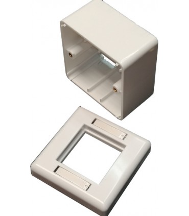 Conjunto Caja y marco superf. 80X80 Basic