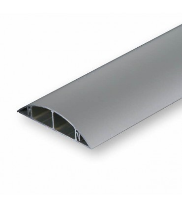 Canal Aluminio de media caña 90x20 (2 mts)