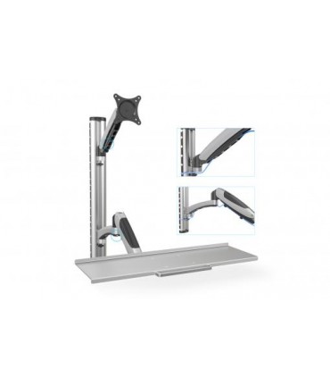 Soporte universal para el montaje del monitor y el teclado
