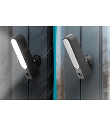 Cámara exterior WIFI Full HD inteligente con foco LED