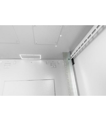 Rack Mural 19" 12U Fondo 600 1 cuerpo Gris 7035
