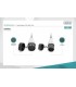 Cable de carga en espiral para automóvil, monofásico, 240 V, 32 A, 5 m tipo 2 a tipo 2