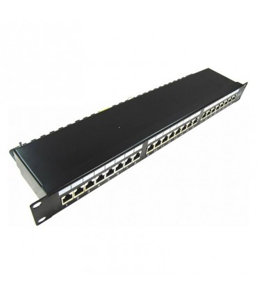 Panel 19" 24 p. FTP Cat.6 Negro