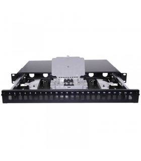 Bandeja FO 24 SC Extraible 1U 19"