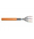 Cable CAT 7 S-FTP Rigido Naranja, AWG23/1 Bobina de 250 m.