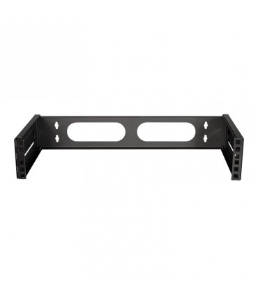 Soporte pared 19" 2 U. fijación frontal Ajustable