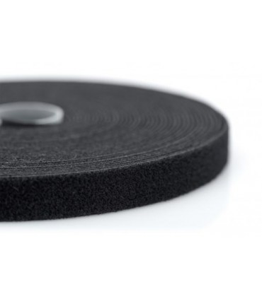 10mtsX15mm Cinta velcro negra